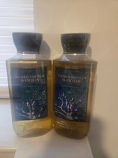 BATH AND BODY WORKS WICKED VANILLA WOODS BODY WASH X2