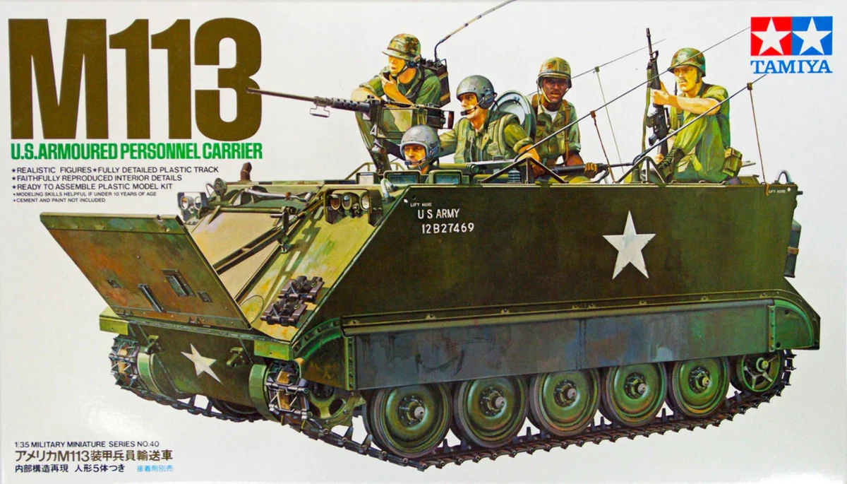 Tamiya 1/35 US M113 A.P.C. Model Kit 35040 | eBay 