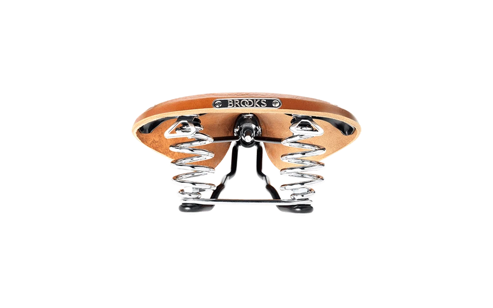 SILLINES DE BICICLETA DE CUERO - CON RESORTES - BROOKS INGLATERRA - ASIENTO DE BICICLETA DE CUERO B67  Foto 3 de 4