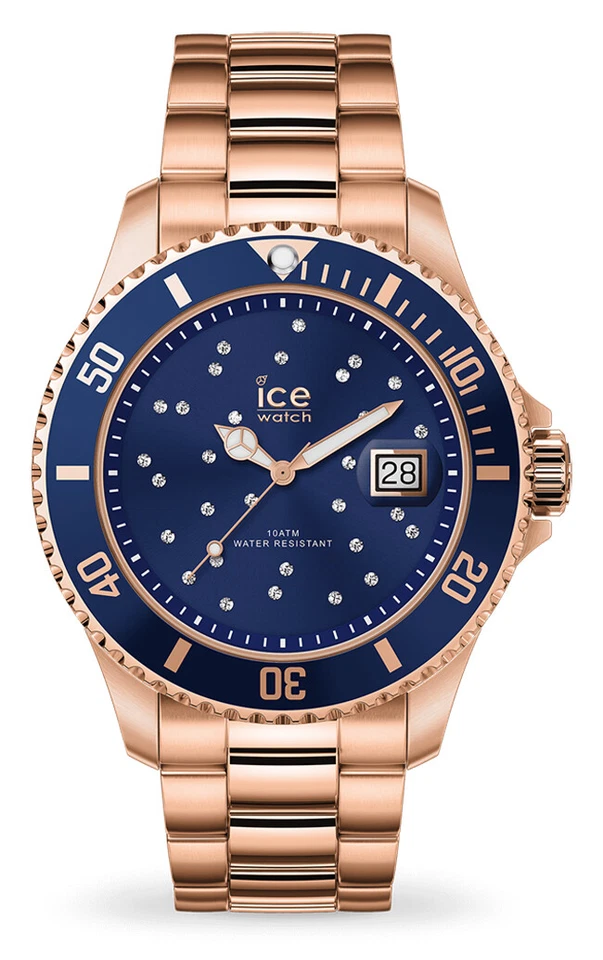 ICE WATCH 016774 ICE steel Blue cosmos rose-gold, Damenuhr Rose neu - Bild 1 von 1