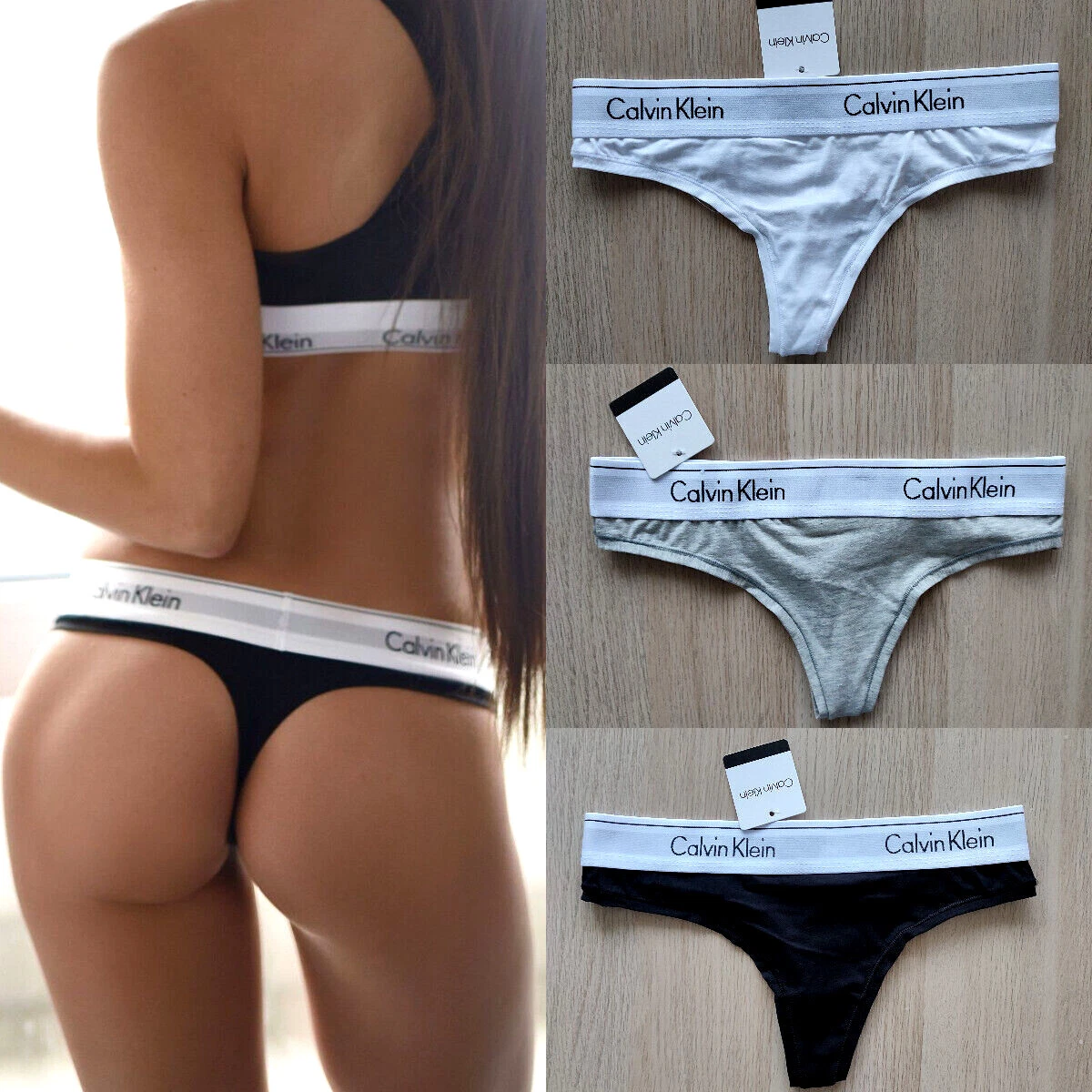 calvin klein modern cotton thong 3 pack