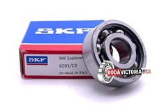 6201 C3 SKF Deep Groove Ball Bearing OPEN, NO SEALS 12x32x10mm