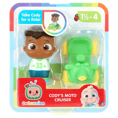 CoComelon Cody's Moto CRUISER & 2.5'' Figure  NEW 18mos - 4yrs