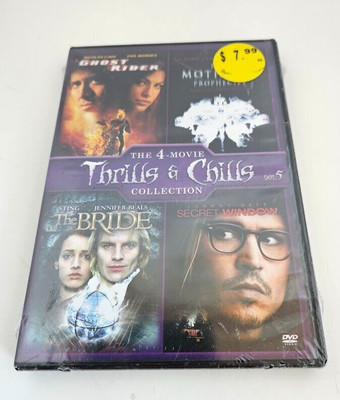 The 4-Movie Thrills & Chills Collection DVD/ Secret Window-Sealed