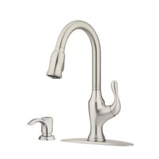 Pfister Deming Single-Handle Pull-Down Sprayer Kitchen Faucet in Spot