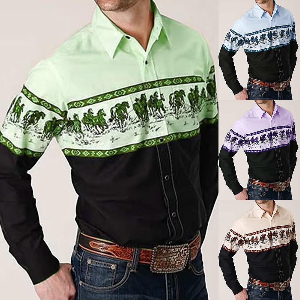 トップス vintage western shirt s-l1200.jpg