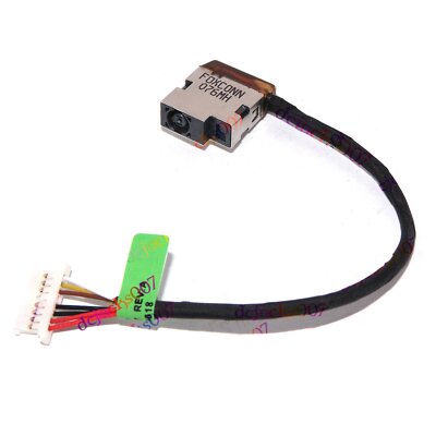 DC IN POWER JACK CABLE CHARGING PORT HP 799736-Y57 799736-S57 15-AC163NR 15-AC