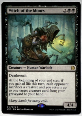 MTG Witch of the Moors Jumpstart 18/78 NM