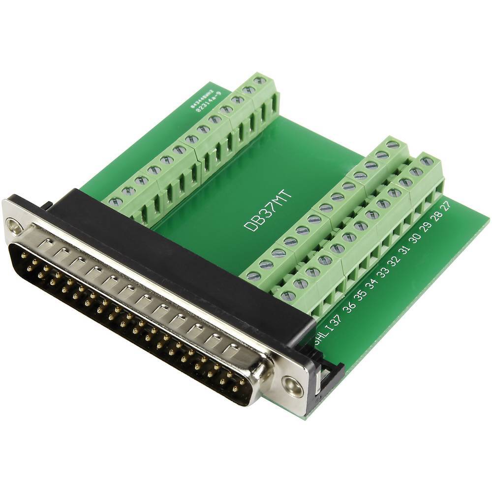 TRU COMPONENTS DSUB37M-39TB-3 1229330 Spina SUB-D 90 ° Numero Poli (num): 37 A