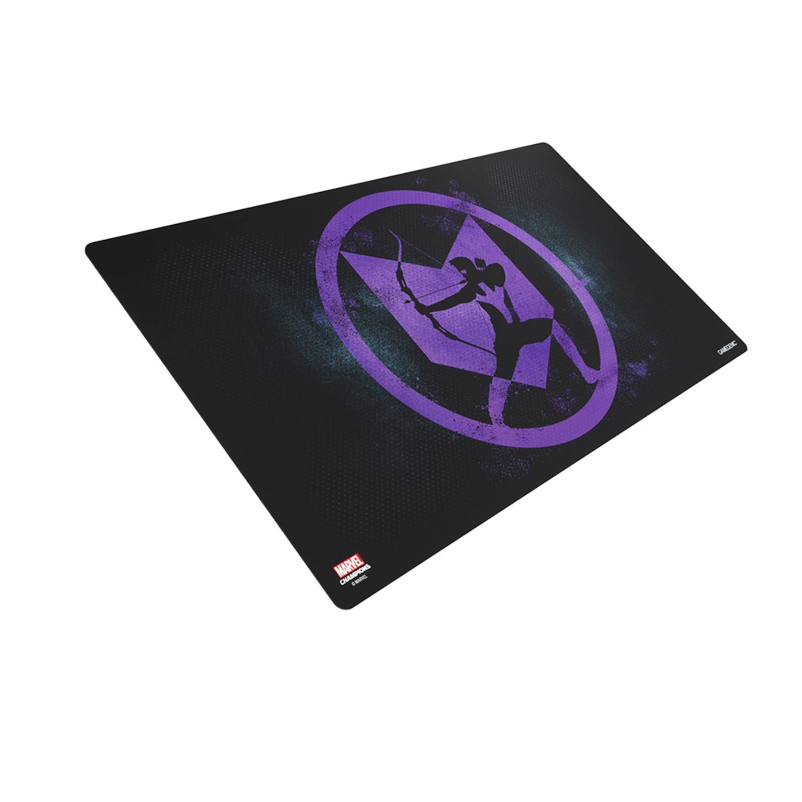 Marvel Champions Hawkeye Game Mat   Slip-Resistant 24" by 14" Rubber Mat   Desig