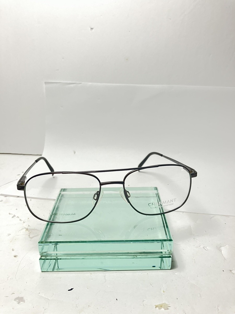 Charmant CH8143 Pure Titanium Eyeglasses frames grey 54-17-140mm