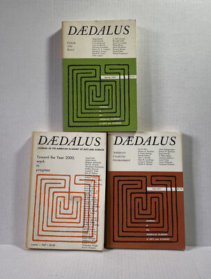 3 Daedalus Journals Summer, Spring and Fall 1967 Am Academy of Arts & Sciences