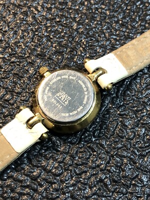 Vintage Jaz Paris Ladies French Designer Watch Beautiful Pinstrip Gray Gold Dial Vintage Jaz Paris Ladies French Designer Watch Beautiful  main image 4