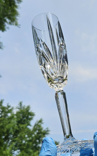 Set (4) Vintage Waterford Crystal Marquis Brookside 9" Champagne Flutes, 2 Avail - Picture 2 of 22