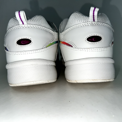 Easy Spirit Womens Seromy 25 Leather 5692123 Walk Run White Purple Size 10 W - Picture 9 of 13