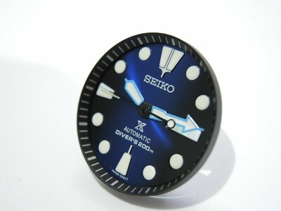 NEW WHITE MERCEDES HANDS SET LARGE DIVERS SKX007/7002-7001 /6309-7040
