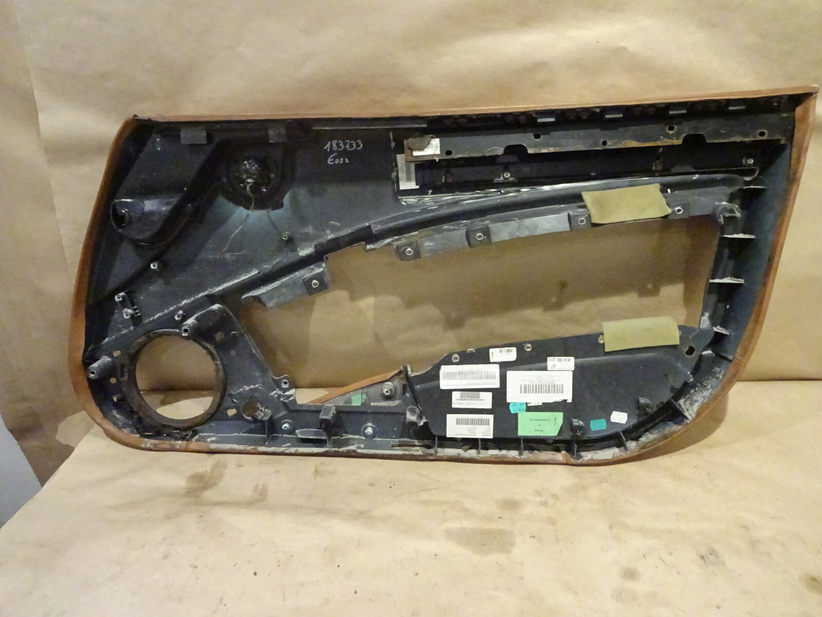 Ferrari California LH Interior Door Panel - Cuoio- Flood Damage P/N 81272300
