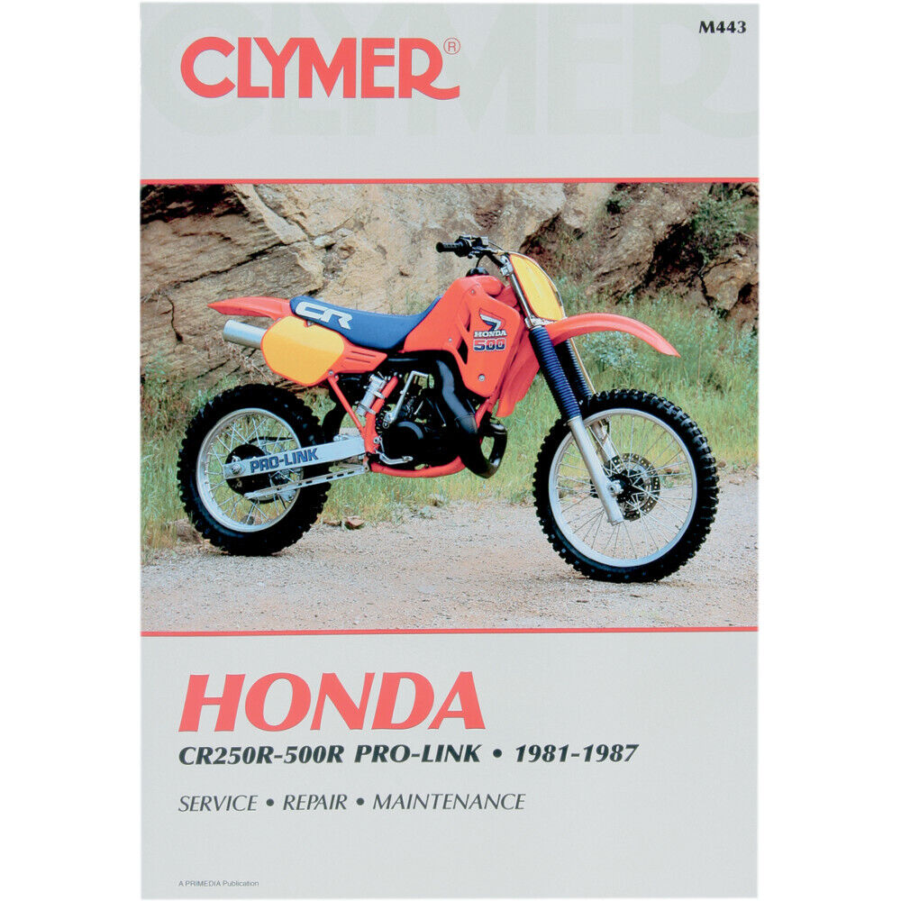 CLYMER Physical Book, Honda CR250R 81-87, CR450R 81, CR480R 82-83, CR500R 84-87 CLYMER Physical Book, Honda CR250R 81-87, CR450R 81, CR480R 82-83, CR500R 84-87
