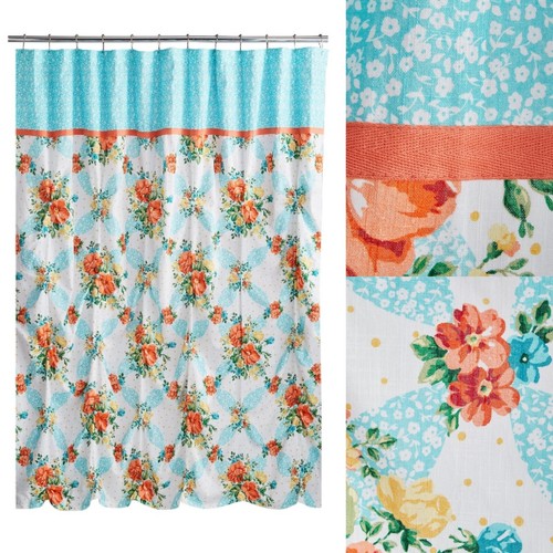 The Pioneer Woman 72" Fabric Shower Curtains - Picture 3 of 10