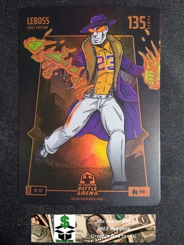 Bo Jackson Battle Arena Leboss Lebron James FIRE 1st Edition BF-121 Lakers