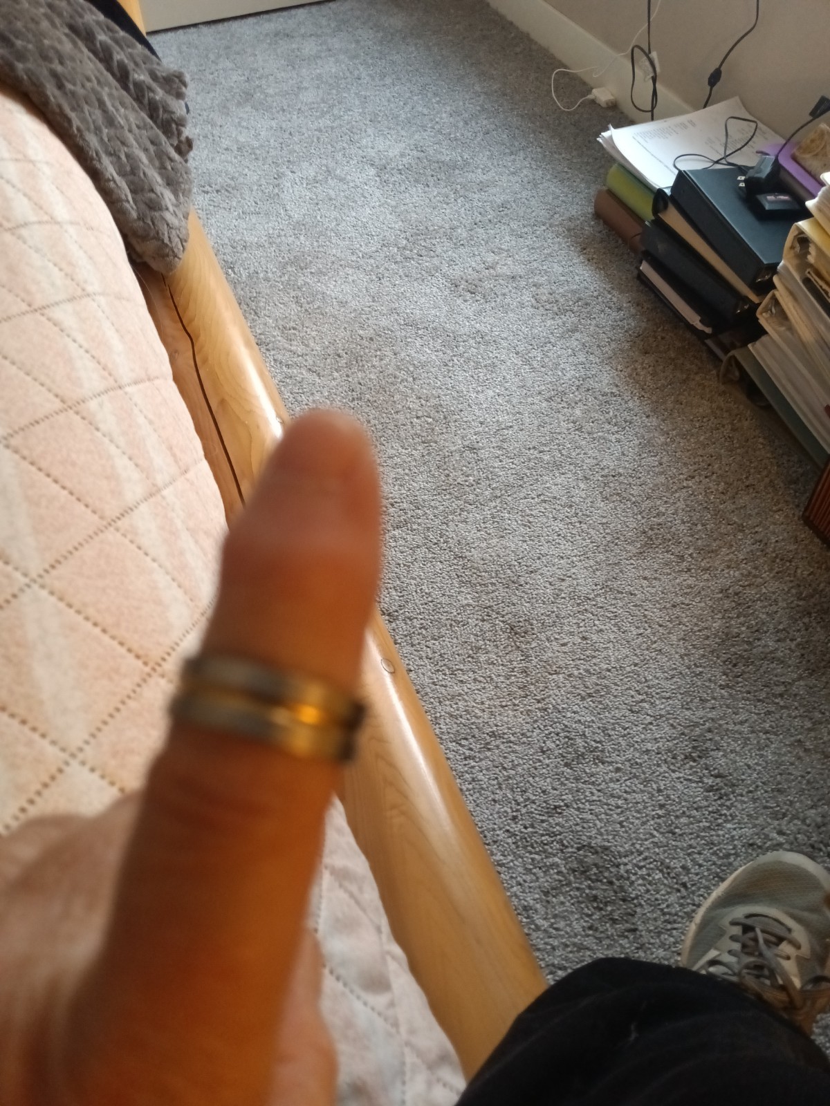 mans wedding ring Metal unknown - image 3