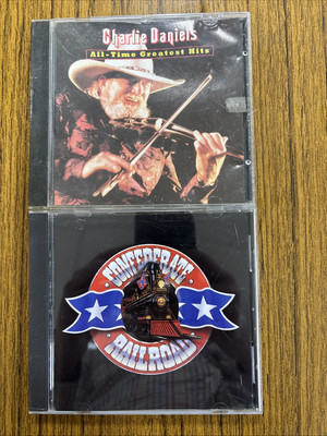 Southern Rock 2 Cd Lot: Confederate Railroad All Time Hits by Charlie Daniels