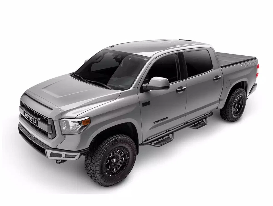 N-Fab Textured Black Cab Length Podium Steps Fits 07-21 Toyota Tundra Crewmax Foto 3 de 4