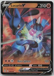 Lucario V 146/264 Fusion Strike Ultra Rare Holo