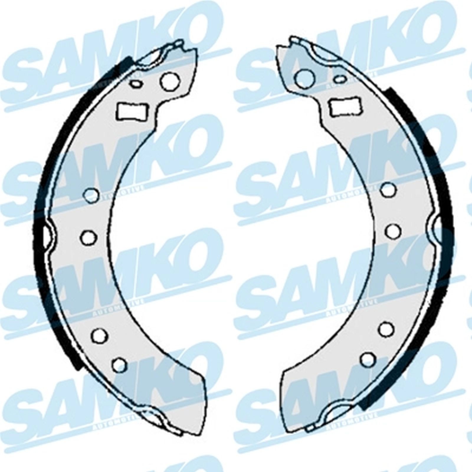 ORIGINAL® SAMKO Bremsbackensatz Hinten für Ford ESCORT I CAPRI III CAPRI II