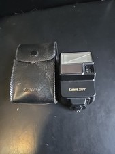 Canon Speedlite 277T Shoe Mount Flash w/ Soft Case Untested Made In Japan