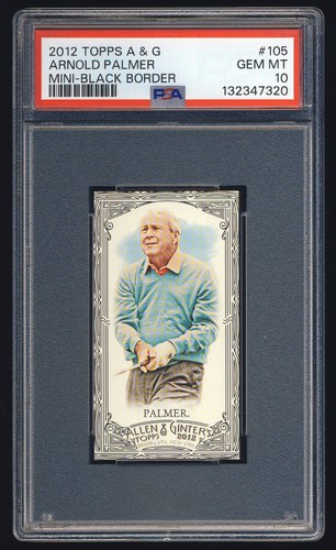 Arnold Palmer [Mini Black Border] #105 2012 Topps Allen & Ginter card
