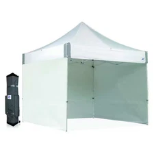 E-Z Up ES100s Shelter,10x10 Ft.,White Frame,Whi ES100S910WHRCVP E-Z Up