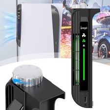 LED Cooling Fan w/USB Port for PlayStation 5 PS5 Console 3 Speed Host Cooler