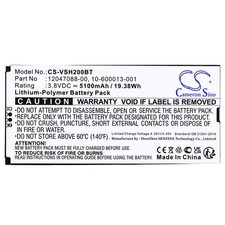 Battery for Vivint Smart Hub Control Panel,VS-SH2000-C00,12047088-00,10-60001...