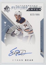 2018-19 SP Authentic Auto Future Watch 823/999 Ethan Bear #166 Auto g3b