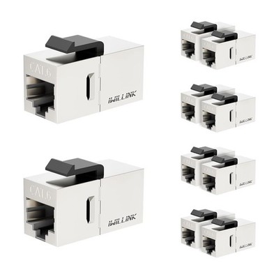 10Gbps Cat6 Kupplung RJ45 geschirmt, Keystone Buchse, 10 Stück |