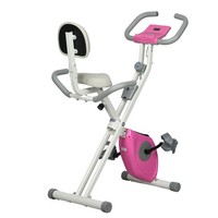 Folding Exercise Bike w/Adjustable Magnetic Resistance & Seat Height Refurbished