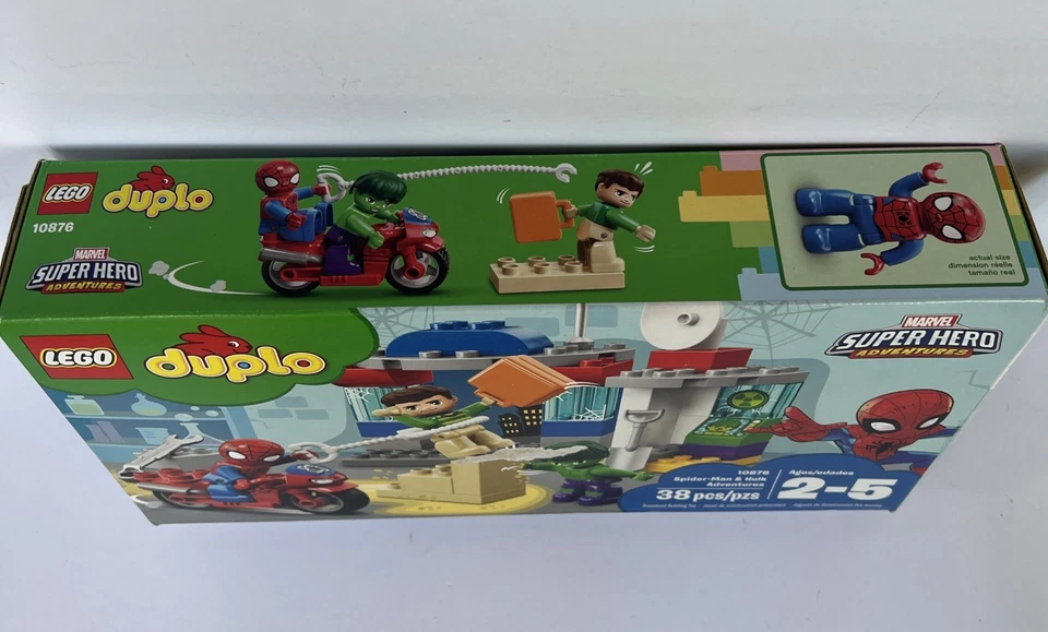 Lego Duplo Super Heroes Spider-man Hulk Adventures 10876 ТОЛЬКО КОРОБКА - Изображение 2 из 4