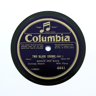 MORAN & MACK ''Two Black Crows - Early Bird Catches The Worm'' (EE+) COLUMBIA [78]
