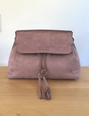 Charles & Keith Rücksack Schultertasche Mauve Rose Violett