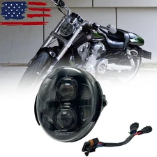 LED Headlight Hi/Low Beam DRL For Harley V-Rod VRSC VRSCA VRSCB VRSCF 2003-2016