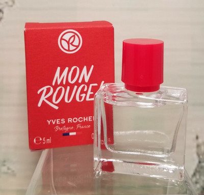 RETIRED Yves Rocher MON ROUGE! Eau De Parfum Dabber Splash Women MINI 0.16 fl oz
