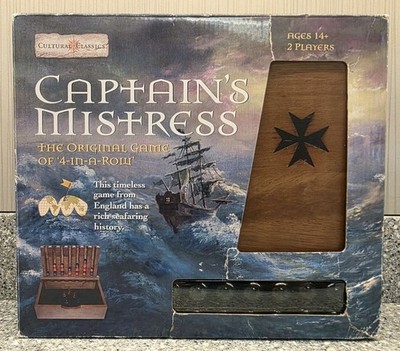 Captains Mistress Game The Original 4-In-A-Row Premium Wood & Glass 2009 Daddy-O