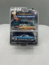 Greenlight California Lowriders Series 2 1972 Cadillac Coupe DeVille Blue 1/64
