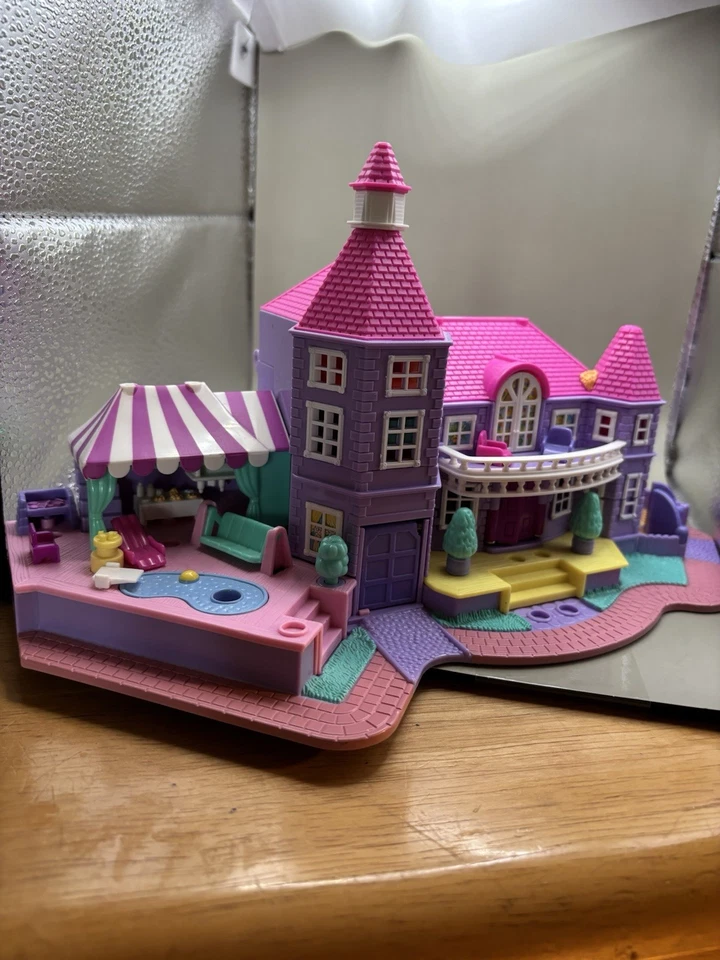 Bluebird Toys Polly Pocket Magical Mansion Playset 1994 Vintage Complete - Image 3 of 4