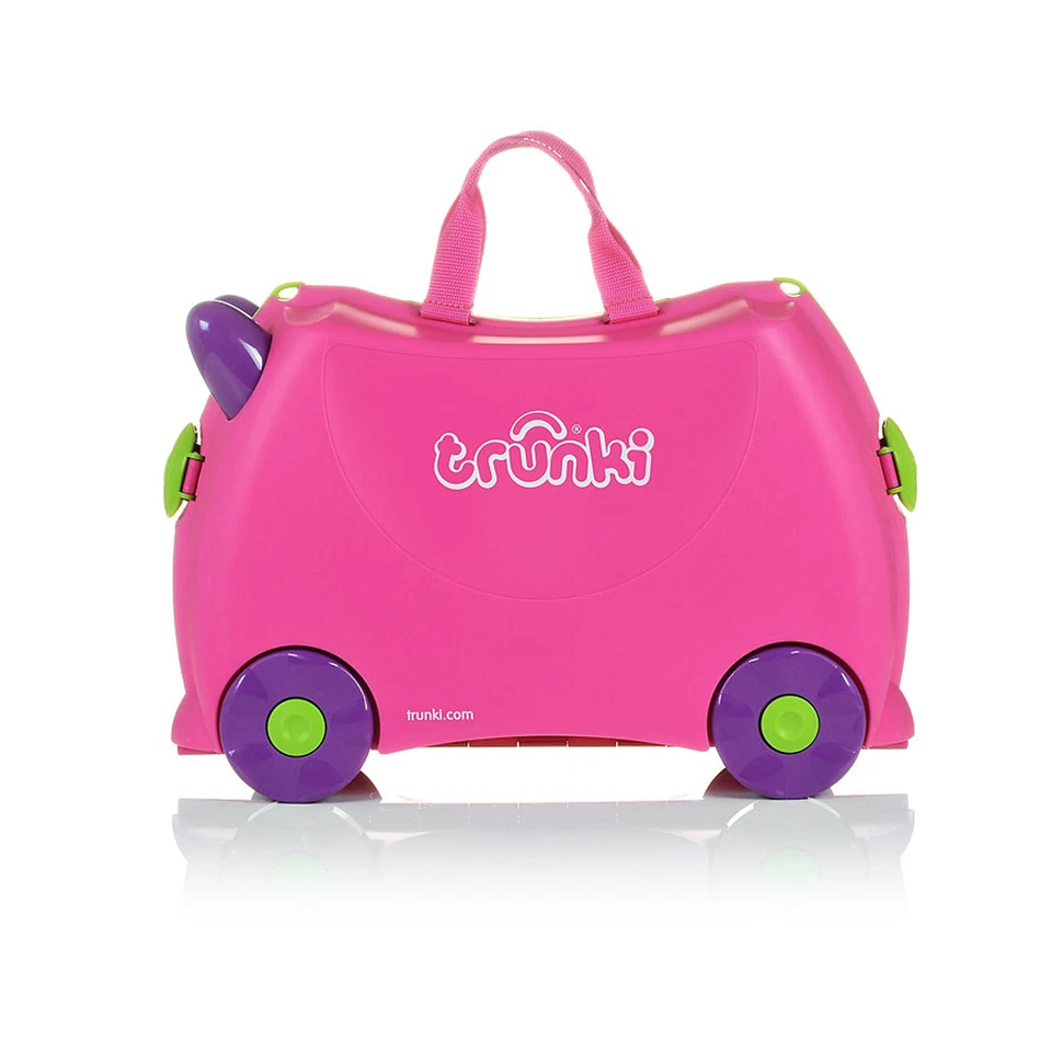 Trunki Kinderkoffer Trixie Pink – Ride-On Koffer für Mädchen - Wie neu - Bild 2 von 4