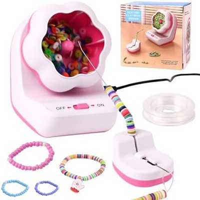 Automatische Tonperlenschale zur Armbandherstellung, Tonperlenspinner mit Nadel5490