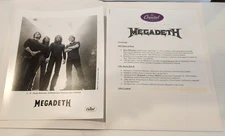 Megadeth Capitol Punishment Press Kit 2000 Chronology 8x10 Mag Reprints & Folder