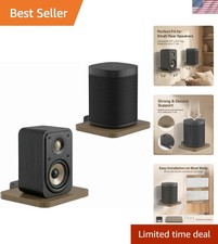 Wall-Mounted Speaker Brackets with Adjustable Depth - Perfect for Small Speakers