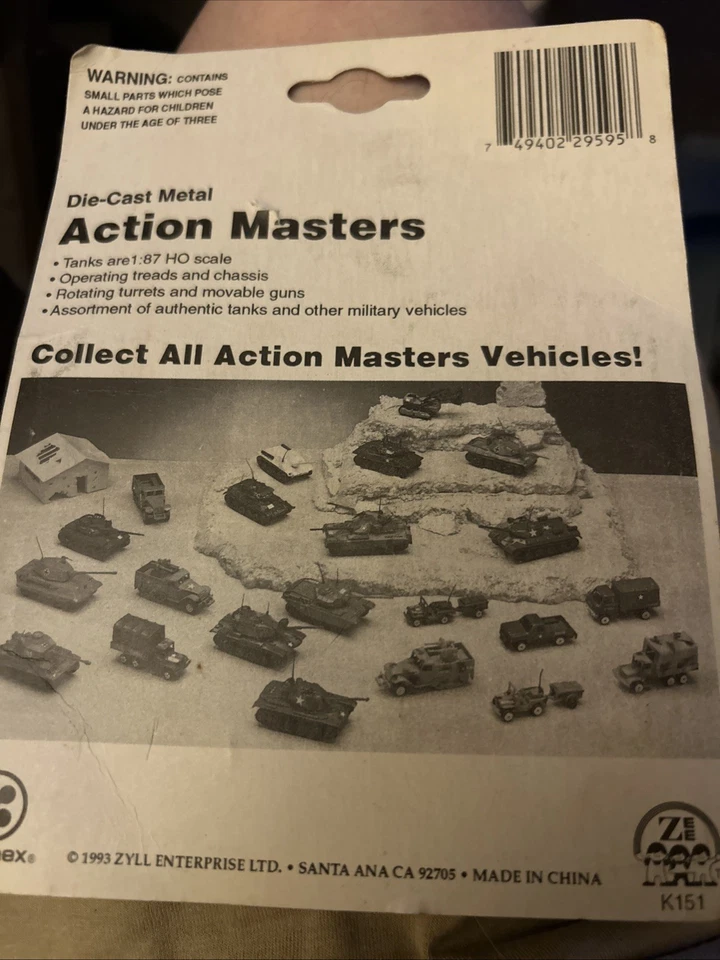 Zylmex - ACTION-MASTERS coche pelotón y camión de tropas DIECAST ESCALA 1:87 sin abrir Foto 2 de 2